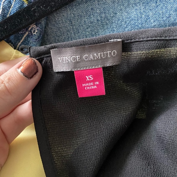 Vince Camuto Black Button Blouse - Picture 4 of 5